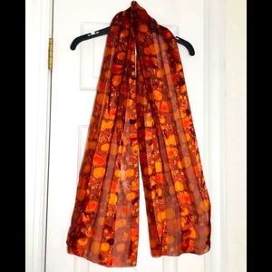 Pumpkin scarf